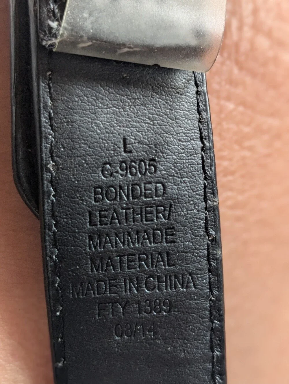 Beverly Hills Polo Club Women's Black Leather Belt